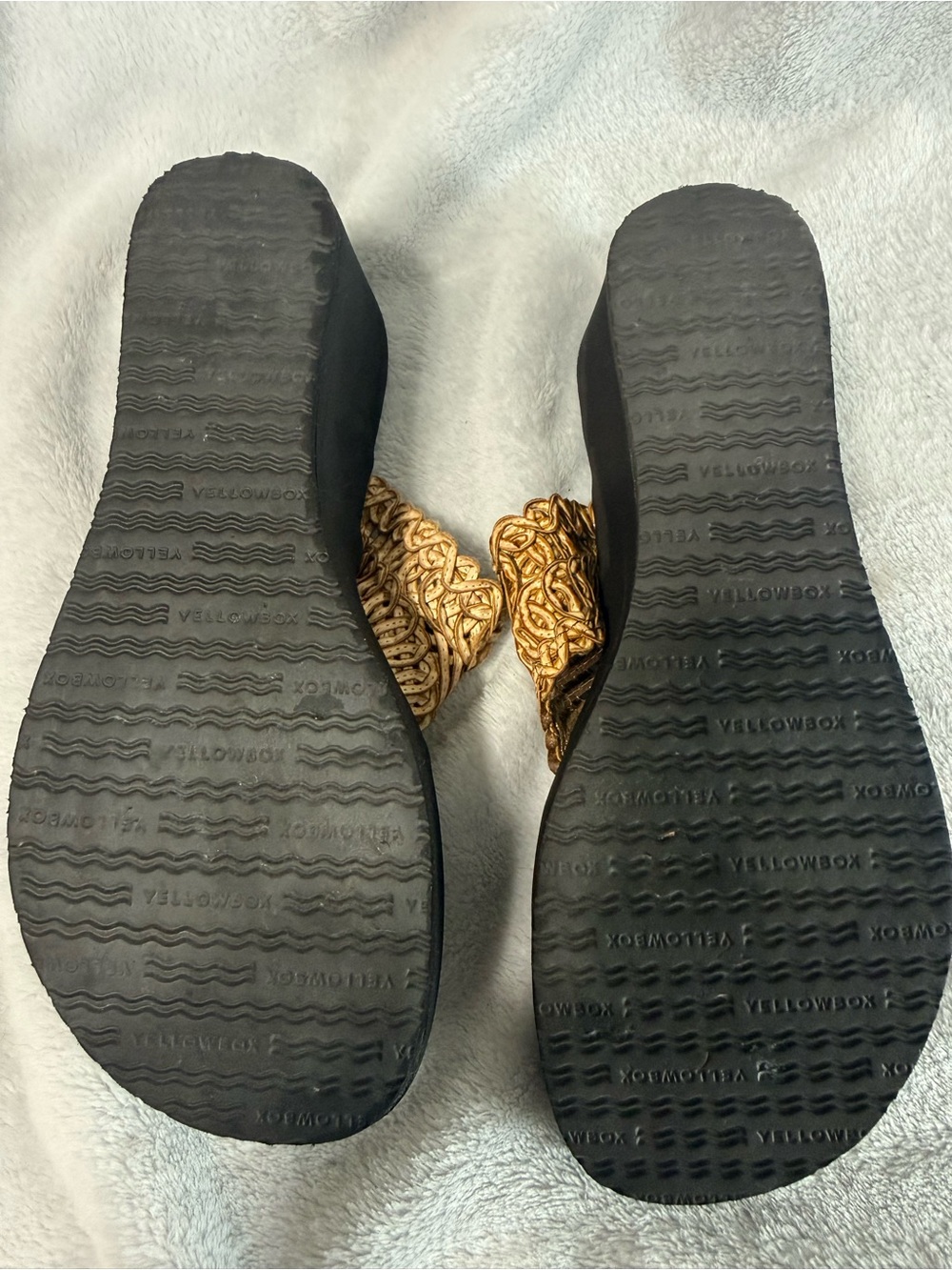 Yellow Box Tan Braided Wedge Sandals - Women's - Picture 3 of 6